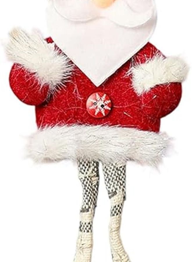 Swingable Christmas Doll Decorations Santa Snowman Deer Bear Figure With Hanging Rope Easy Install - Image 2