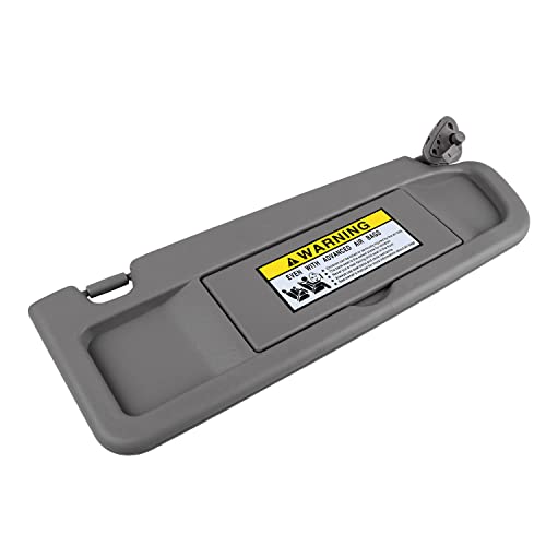 Nakuuly Left Driver and Right Passenger Side Sun Visor Atlas Gray Compatible with Honda Civic 2006 2007 2008 2009 2010 2011 Replaces # 83280-SNA-A01ZA 83230-SNA-A01ZA - Image 5