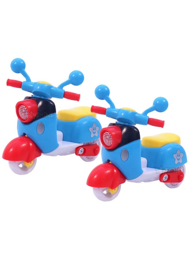 Toyshine Youth Scooter Unbreakable Car Toy Set (Set Of 2), Multi - Image 1