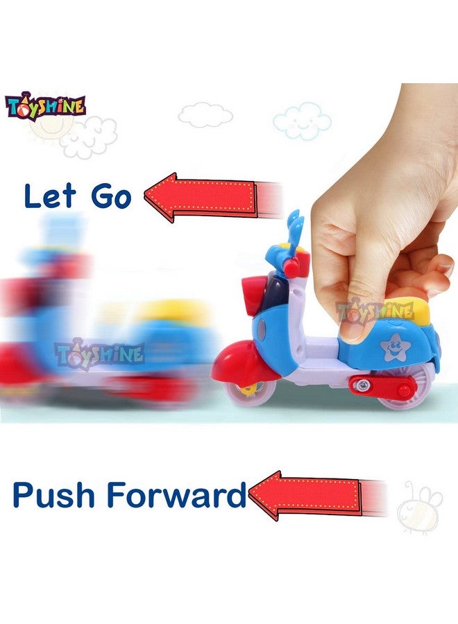 Toyshine Youth Scooter Unbreakable Car Toy Set (Set Of 2), Multi - Image 3