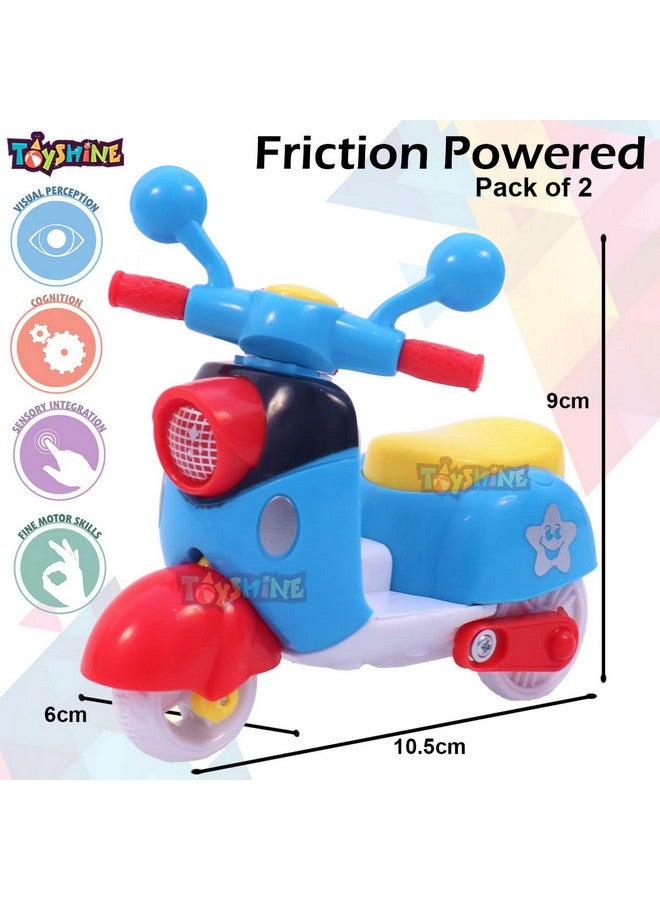 Toyshine Youth Scooter Unbreakable Car Toy Set (Set Of 2), Multi - Image 4