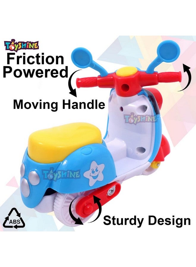 Toyshine Youth Scooter Unbreakable Car Toy Set (Set Of 2), Multi - Image 2