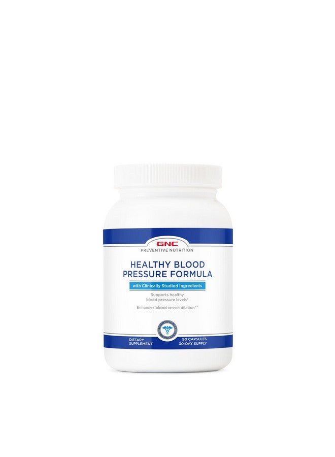GNC GNC Preventive Nutrition Healthy Blood Pressure Formula | Clinically Studied Ingredients | 90 Capsules - Image 5