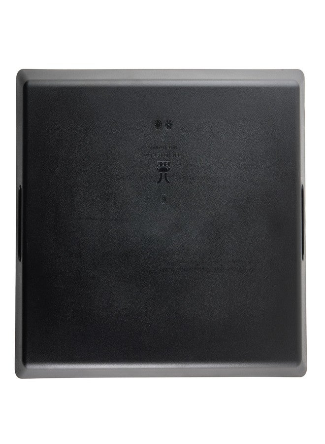 Get G.E.T. RST-1522-BK Non-Skid Ottoman / Coffee Table Serving Tray, 15" x 20", Black - Image 4
