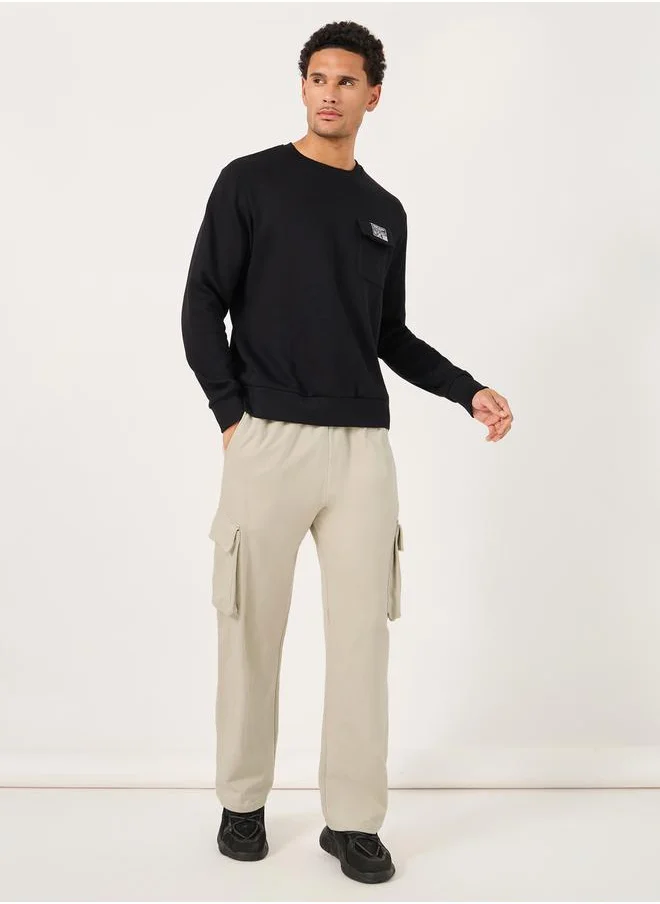 ستايلي Oversized Straight Leg Cargo Pants