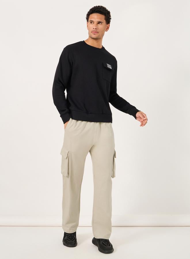 Styli Oversized Straight Leg Cargo Pants - Image 2