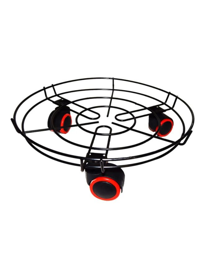 Cylinder Stand Black/Red 34x11centimeter