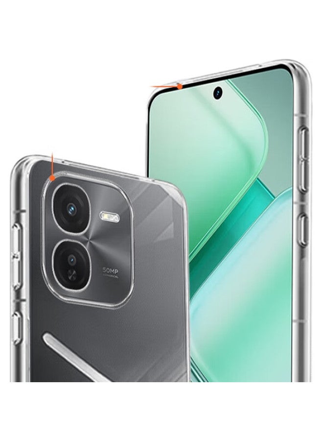 KOOLIFE غطاء هاتف Koolife لجهاز Iqoo Z9X، غطاء واقي لجهاز Vivo Iqoo Z9X، حماية كاملة للعدسة، غطاء شفاف ناعم صديق للبشرة، غطاء خلفي مقاوم لبصمات الأصابع - Image 2