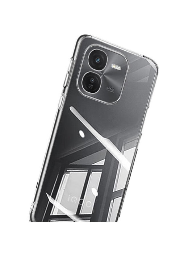 KOOLIFE غطاء هاتف Koolife لجهاز Iqoo Z9X، غطاء واقي لجهاز Vivo Iqoo Z9X، حماية كاملة للعدسة، غطاء شفاف ناعم صديق للبشرة، غطاء خلفي مقاوم لبصمات الأصابع - Image 1