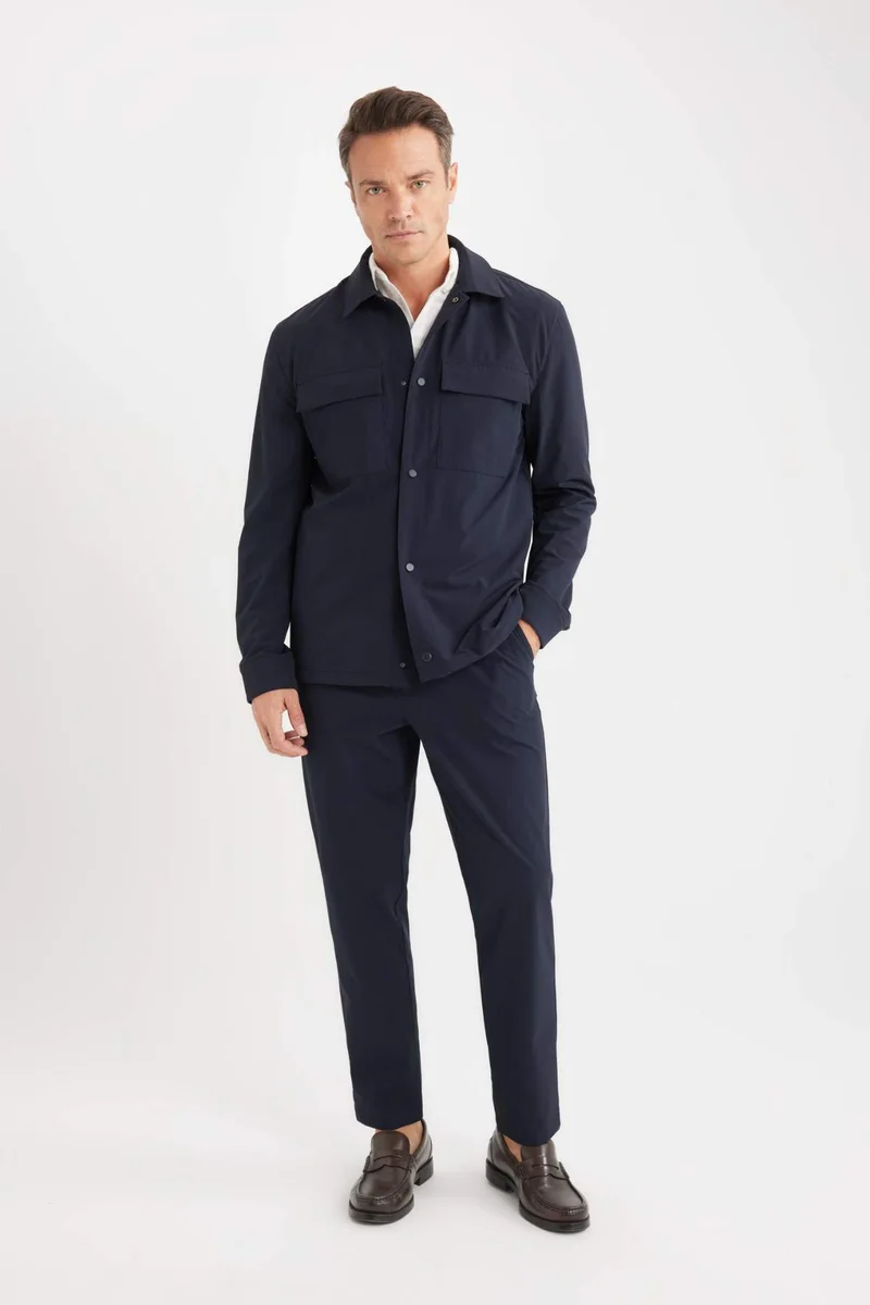 Defacto  Jogger Straight Leg Stretchable Summer Fabric Trousers for Men | Best Price UAE