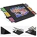 LAVIEVERT 2000 Pieces Portable Jigsaw Puzzle Board with 6 Drawers Trays Tilting Puzzle Table with 2in1 Stand Cover Lightweight Game Storage Saver with Puzzle Easel Dark Gray - Image 2