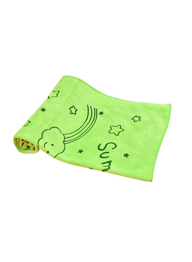 The Little Lookers Towel For Newborn;Baby;Kids; Super Soft Baby Bath Towel Set For Infants;Bathing Accessories… (Green Small(46X84Cm)) - Image 5