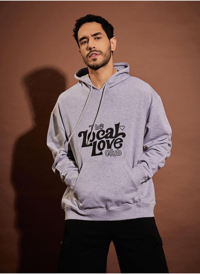 Mascln Sassafras - Local Love Slogan Print Oversized Hoodie by Styli - Image 1