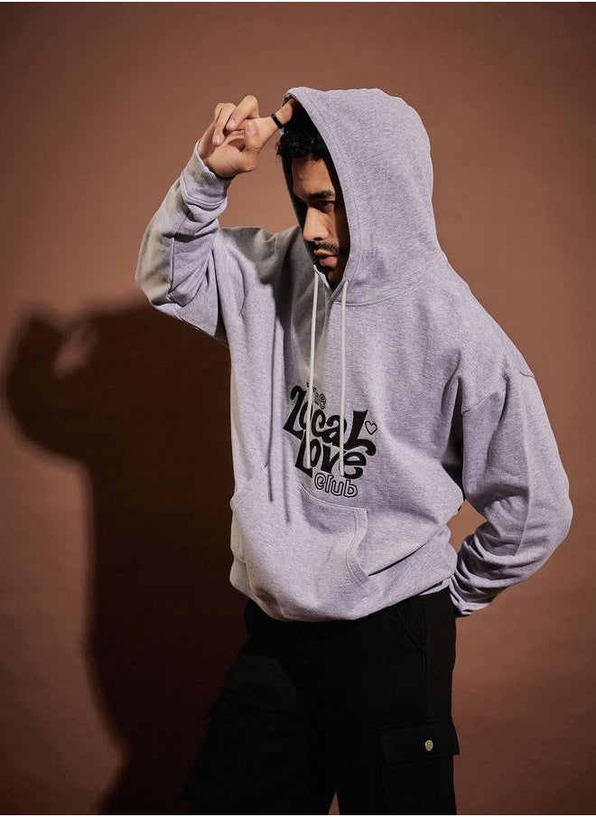 Mascln Sassafras - Local Love Slogan Print Oversized Hoodie by Styli - Image 1