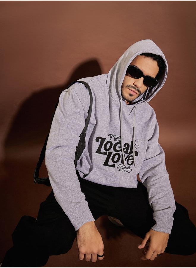 Mascln Sassafras - Local Love Slogan Print Oversized Hoodie by Styli - Image 1
