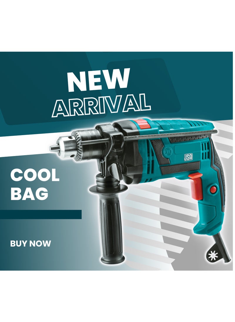 JSA Drill 13mm 780W Ideal for Everyday Tasks in Workshops and Homes. It has robust and precise performance, making it an ideal choice for drilling in a variety of materials. -70072  - Image 2