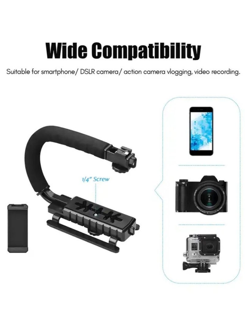 ELTRAZONE AY-49U U-Shaped Video Making Handheld Stabilizer Kit – Camera Gimbal for Outdoor Videography Compatible with DSLR, Mobile Phones & DV – Portable, Lightweight, Smooth Stabilization for Professional-Quality Footage - Image 3