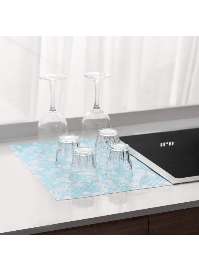 Non-Slip Tablecloth for Kitchen Cabinet and Drawer (45cm x 3m Roll) Strong Waterproof EVA Tablecloth for Bathroom and Refrigerator - Image 2