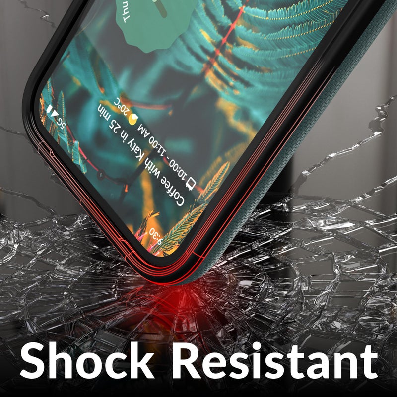 Crave Dual Guard for Google Pixel 8a Case, Shockproof Protection Dual Layer Case for Google Pixel 8a - Forest Green - Image 5