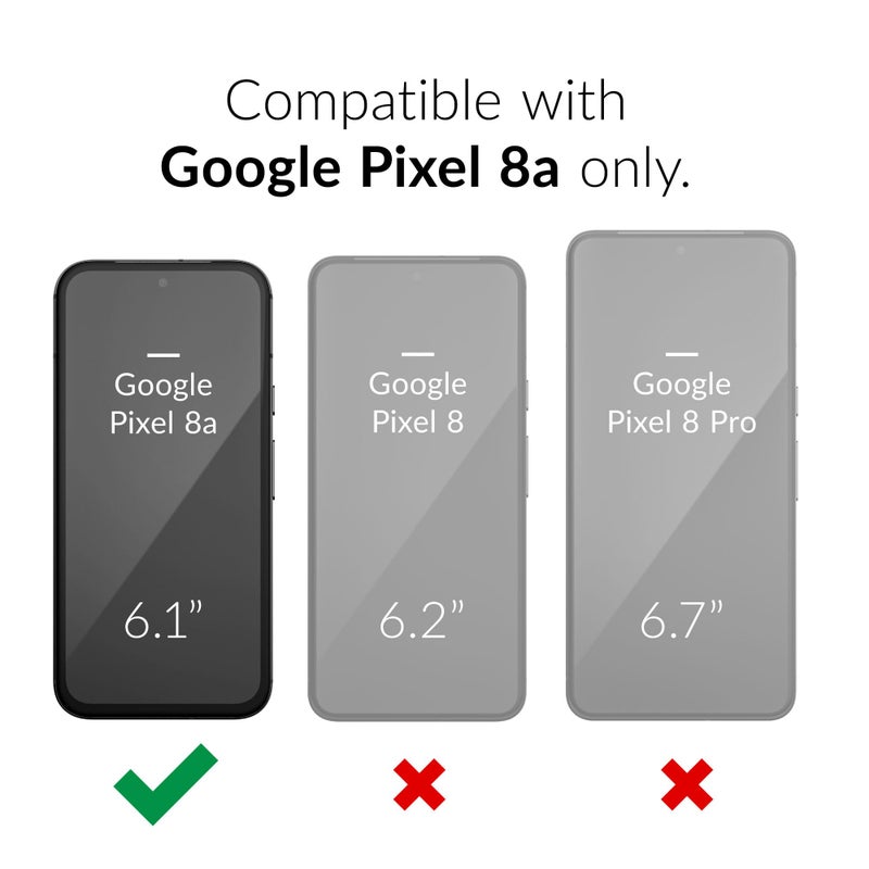 Crave Dual Guard for Google Pixel 8a Case, Shockproof Protection Dual Layer Case for Google Pixel 8a - Forest Green - Image 2