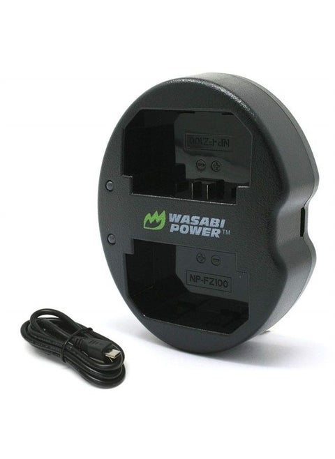 Battery Charger for Sony NP-FZ100, BC-QZ1 and Sony FX3, a1, a9, a9 II, a7C, a7R III, a7R IV, a7S III, a7 III, a7 IV, a6600
