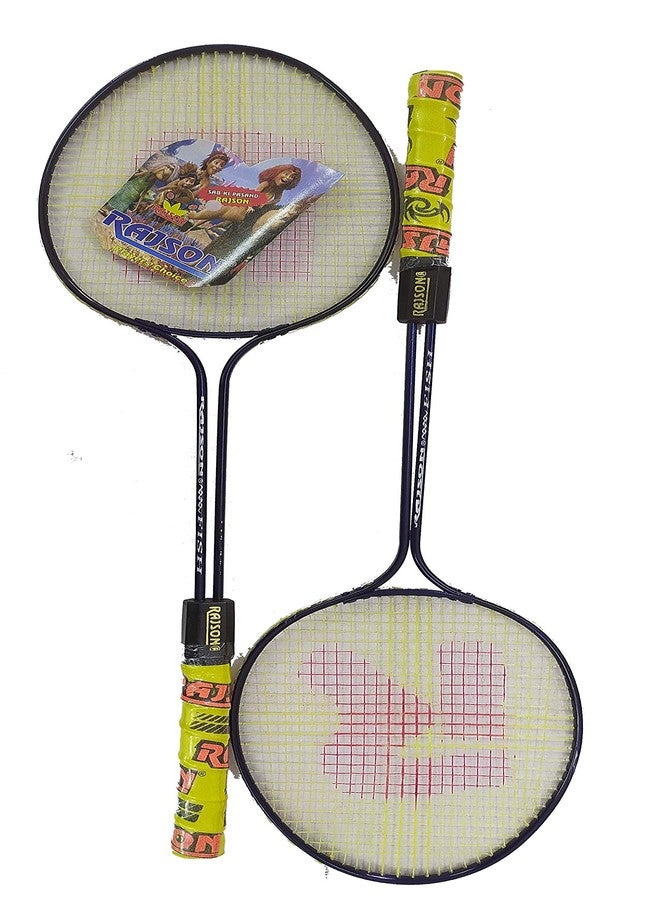 Grès GRS Aluminum Set of 2 Pieces/1 Pair Badminton Racket and 3 Pieces Shuttlecock Combo Pack (Multicolour) - Image 5