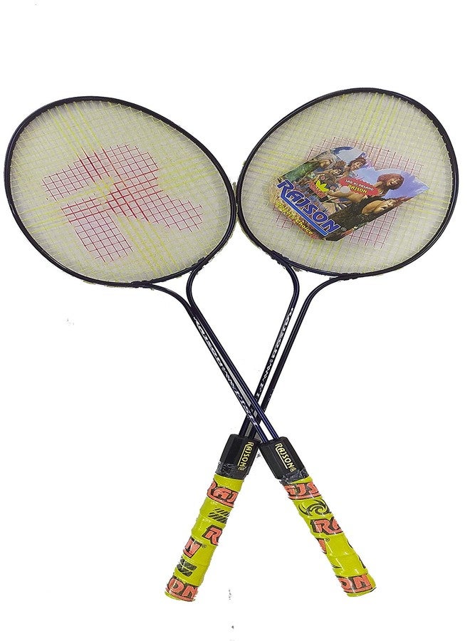 Grès GRS Aluminum Set of 2 Pieces/1 Pair Badminton Racket and 3 Pieces Shuttlecock Combo Pack (Multicolour) - Image 3