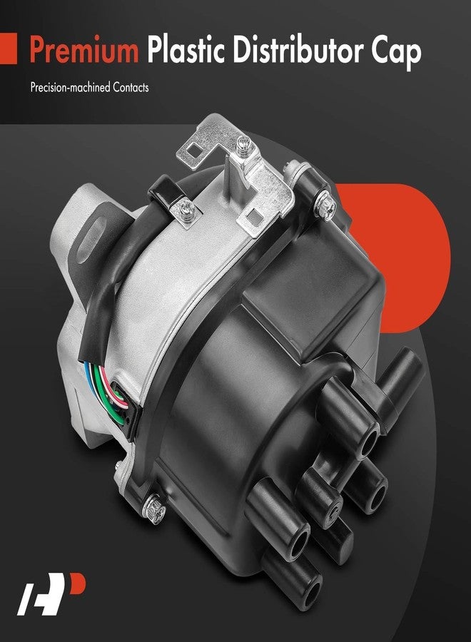A-Premium Ignition Distributor with Cap and Rotor Compatible with Honda Prelude 1996-2001, 2.2L 2.3L - Image 5