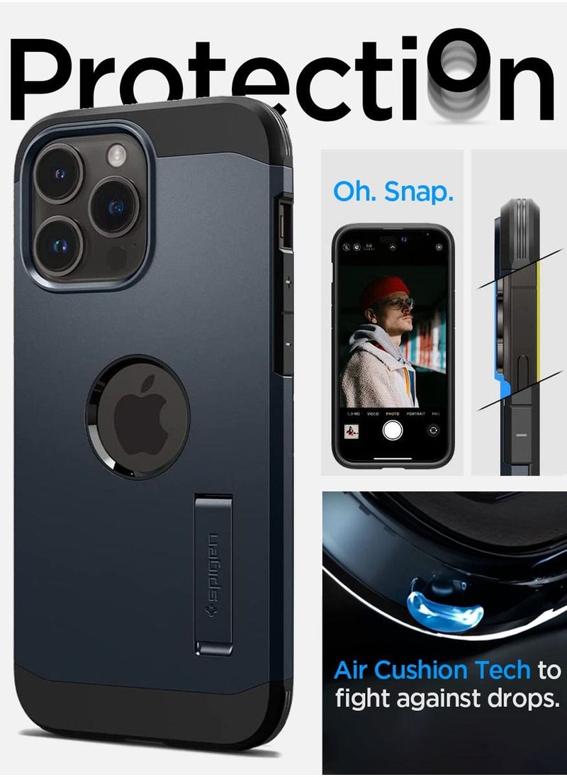 Tough Armor Magfit for iPhone 14 Pro Case Cover with MagSafe - Metal Slate