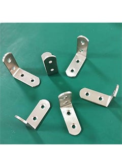 Generic 16PCS Heavy Duty Stainless Steel Corner Braces L Brackets 2x2, 90 Degree Joint Right Angle L Shape Bracket for Furniture Wood Cabinets Shelf,Package Include Screws  - Image 3