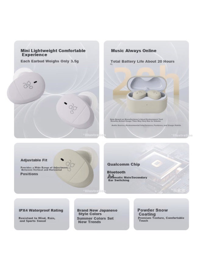 Final Cotsubu Asmr 3d True Wireless Bluetooth Earphones Asmr Dedicated Accurate Positioning Immersive Experience Gray