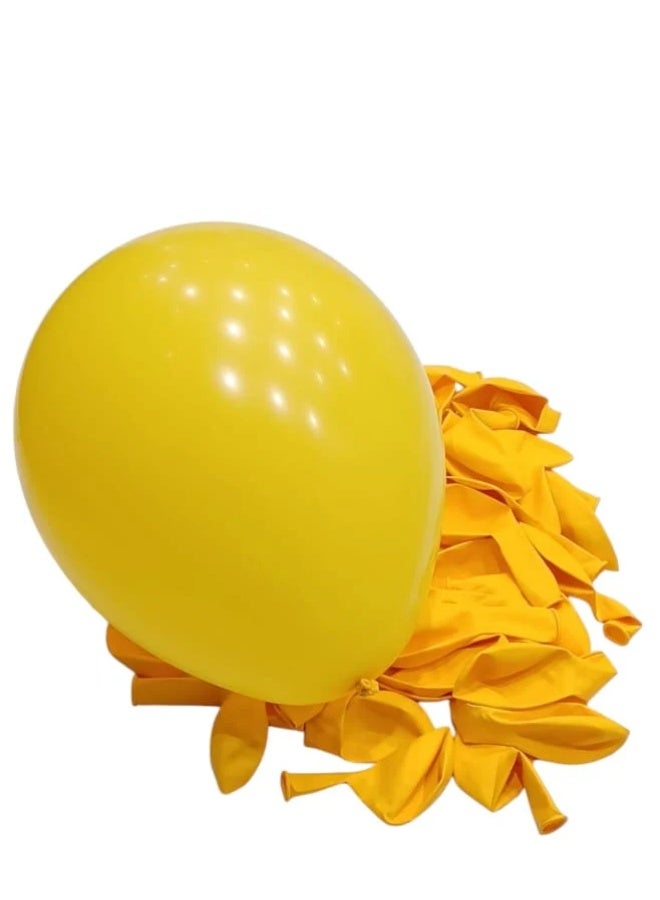 50 قطعة من بالونات اللاتكس بلون المانجو غير اللامع مقاس 12 بوصة لتزيين الحفلات