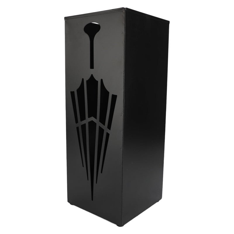 Compact Umbrella Rack Holder: 42 x 16 x 16 Cm Black Metal Space Saving Design - Rustproof Fast Drying Umbrella Stand for Entryway, Foyer, Office and Home - Image 5