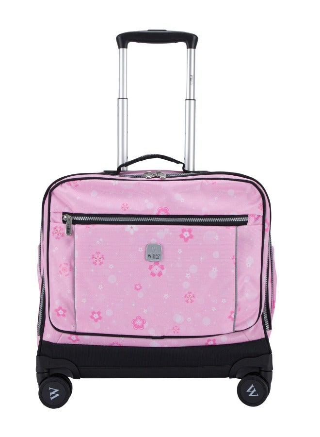 Wires 3 Piece Kids School Trolley Bag laptop compartment 8 Wheels With Lunch bag u0026 Pencil Case - Image 2