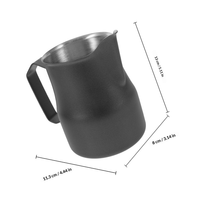 Stainless Steel Coffee Frothing Pitcher Espresso Frother Cup Metal Cup Pitcher for Espresso Machine Coffee Frothing Pitcher - Image 2