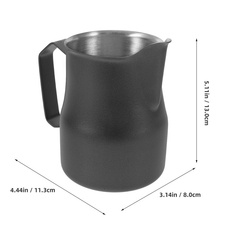 Stainless Steel Coffee Frothing Pitcher Espresso Frother Cup Metal Cup Pitcher for Espresso Machine Coffee Frothing Pitcher - Image 4