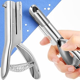 Chumia Chumia 25 Sheet Capacity Heavy Duty Hole Punch Paper Punch Reduced Effort Single Hole Punch 2 Inch Reach Deep Throat - Image 1