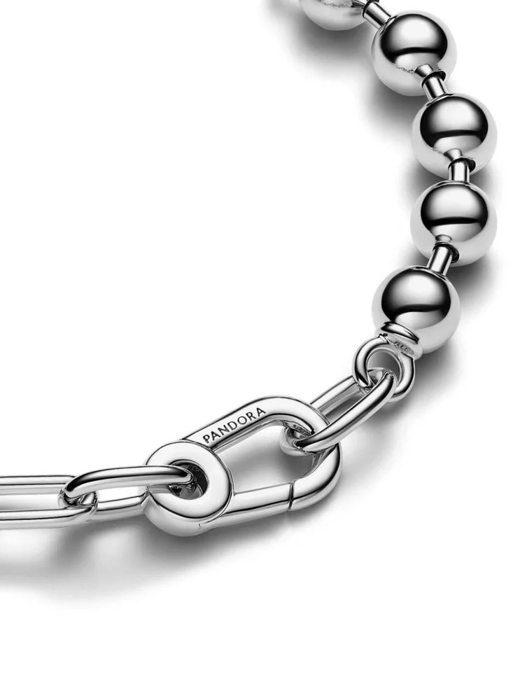 باندورا Pandora ME Metal Bead & Link Chain Bracelet