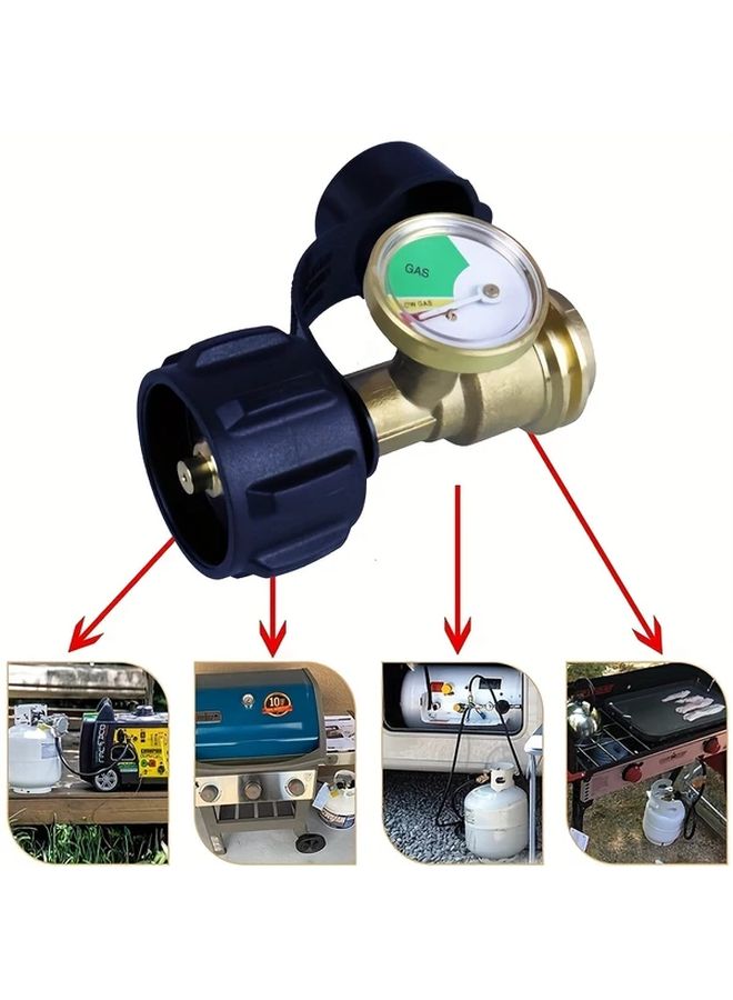 محول خزان البروبان مع مؤشر المستوى يحول صمام POL إلى نوع QCC1 Type1 - Image 2