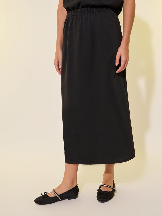 Take Two Take Two Faux Pearl Detail Short Sleeve Top and Skirt Co-Ords - Image 5