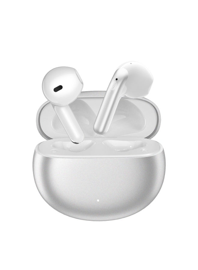TWS Bluetooth Earbuds Wireless with Dual 13mm Copper Ring Speakers, Touch Control, 4-5H Playtime - Gun Black & Silver - Image 3