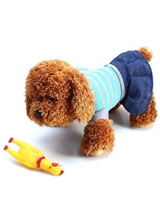 لعبة الدجاجة المطاطية التي تصدر صوت صراخ الكلاب الأليفة، ألعاب قابلة للمضغ للكلاب أو الجراء - لعبة الدجاجة - Image 4