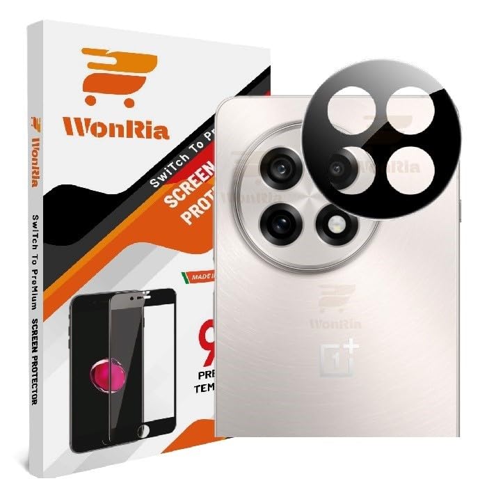 WonRia حامي عدسة الكاميرا الخلفية لهاتف OnePlus 13R 5G - زجاج واقي [3D متميز] - عبوة من 1 - Image 1