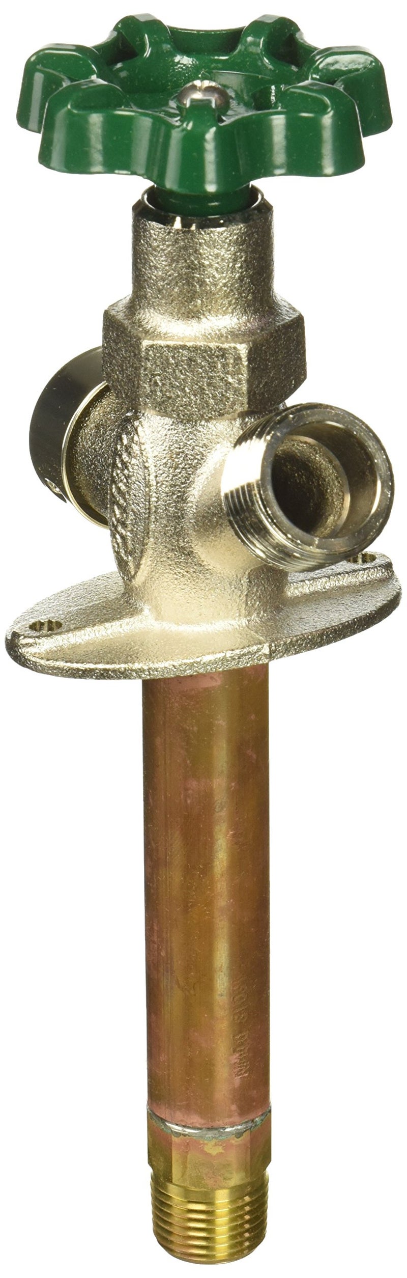 PRIER PRODUCTS C-144D04 4", Full Turn Wall Inlet MPT x 1/2" SWT Anti-Siphon Freezeless Hydrant, 4" - Image 2