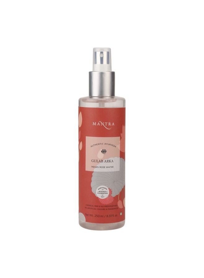 Mantra (By Baidyanath Research Foundation) Herbal Gulab Arka Indian Rose Water Refreshing Toner 250 Ml - Image 2