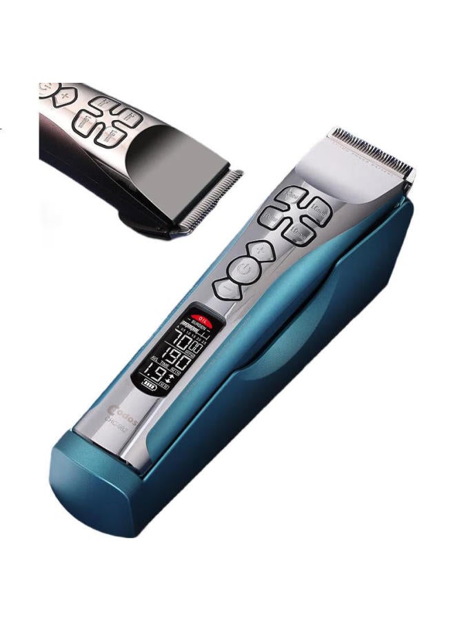 Codos 982 Sky Blue Brushless Electric Hair Clipper, Rechargeable Electric Hair Trimmer, Professional Hair Salon Tool - Image 1