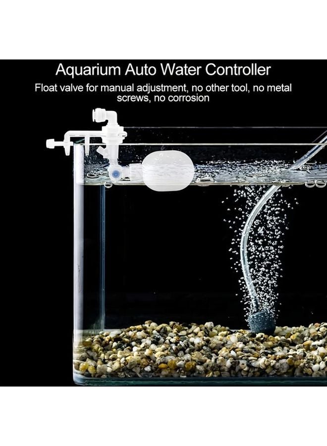صمام التحكم في مستوى المياه البلاستيكي، نظام التعبئة التلقائية، مجموعة العوامة القابلة للتعديل لحوض السمك - Image 4