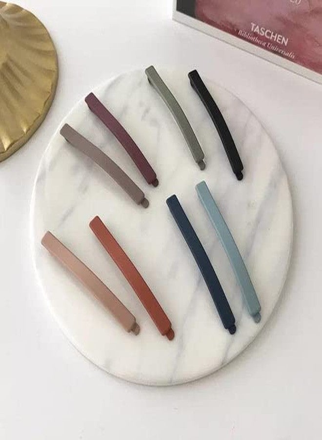 FROWWY 10PCS Hair Clips for Morandi Styling, One Line Hair Barrettes Pins, Non Slip Colorful Hair Clips for Styling Sectioning, for Women, Baby Kids and Girls (Multicolor) - Image 2