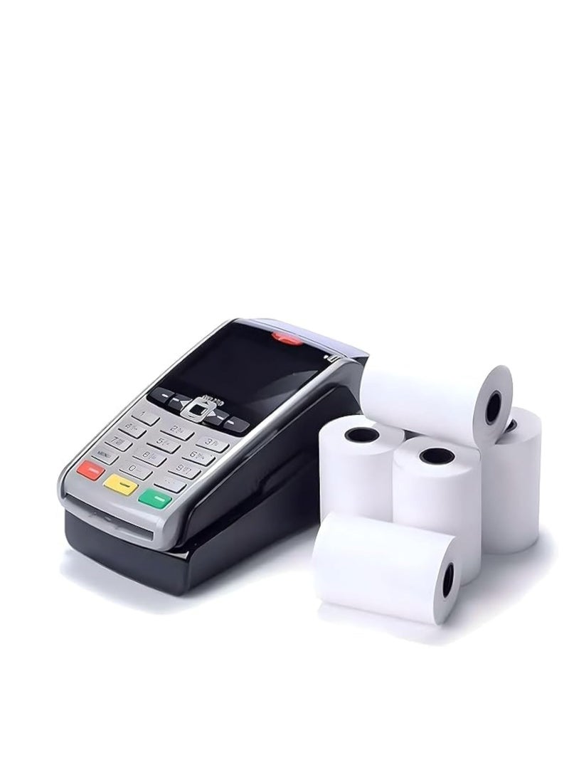 Generic 57x30 mm Thermal Paper Till Rolls, Cash Register Receipt, for PDQ POS EPOS EFTPOS, Credit Card Machine (5 Pcs)  - Image 2