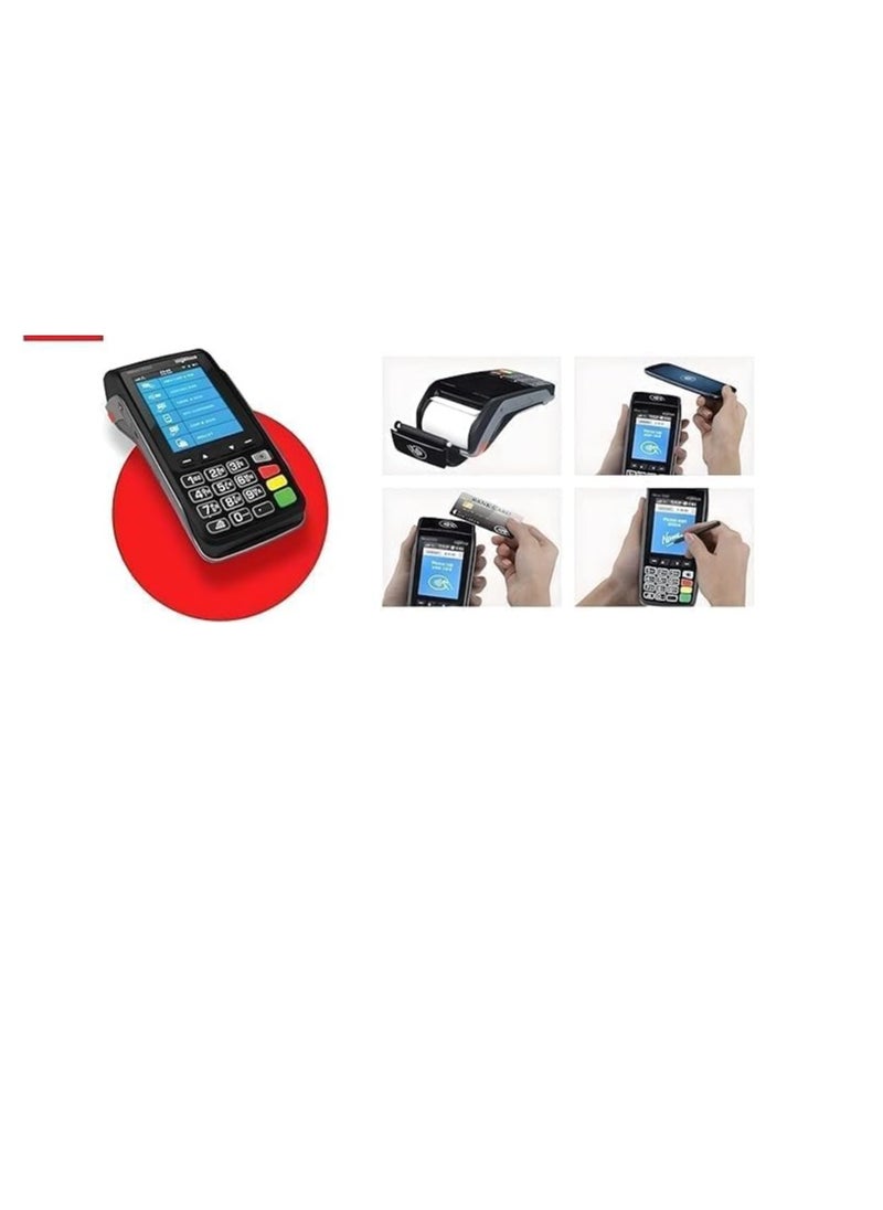 Generic 57x30 mm Thermal Paper Till Rolls, Cash Register Receipt, for PDQ POS EPOS EFTPOS, Credit Card Machine (5 Pcs)  - Image 3
